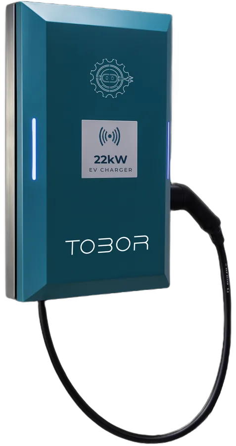TOBOR 22 kW AC Charger, side view