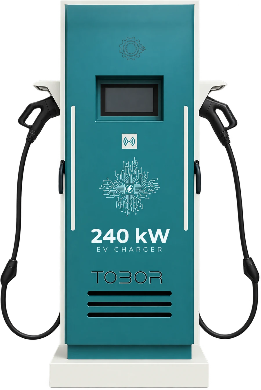TOBOR 240 kW DC charger — representative enclosure