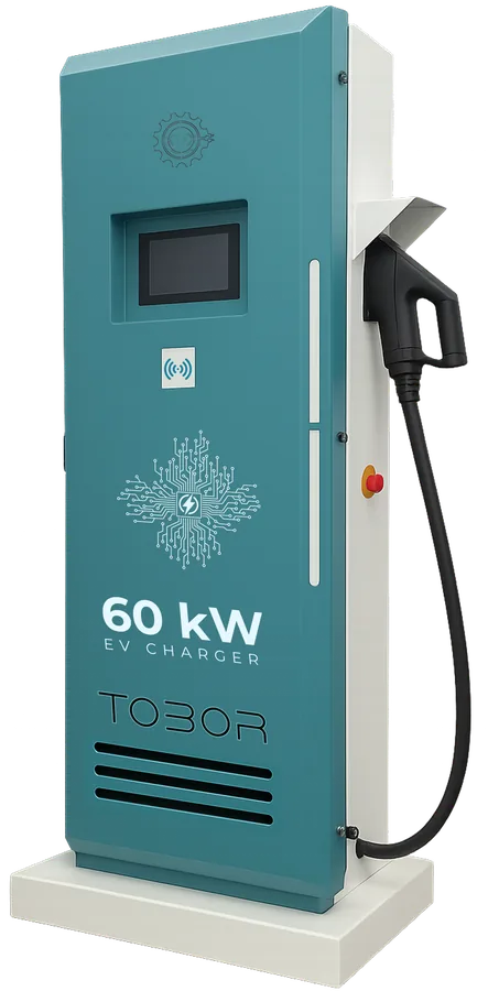 TOBOR 60 kW DC Fast Charger, side view
